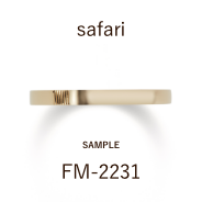 【サンプル】結婚指輪 / サファリ / FM-2231